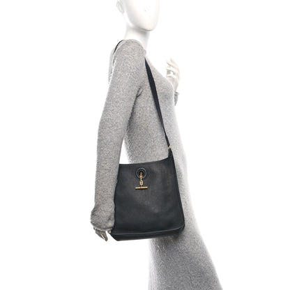 Hermes Taurillon Clemence Vespa PM Black 2 of 10