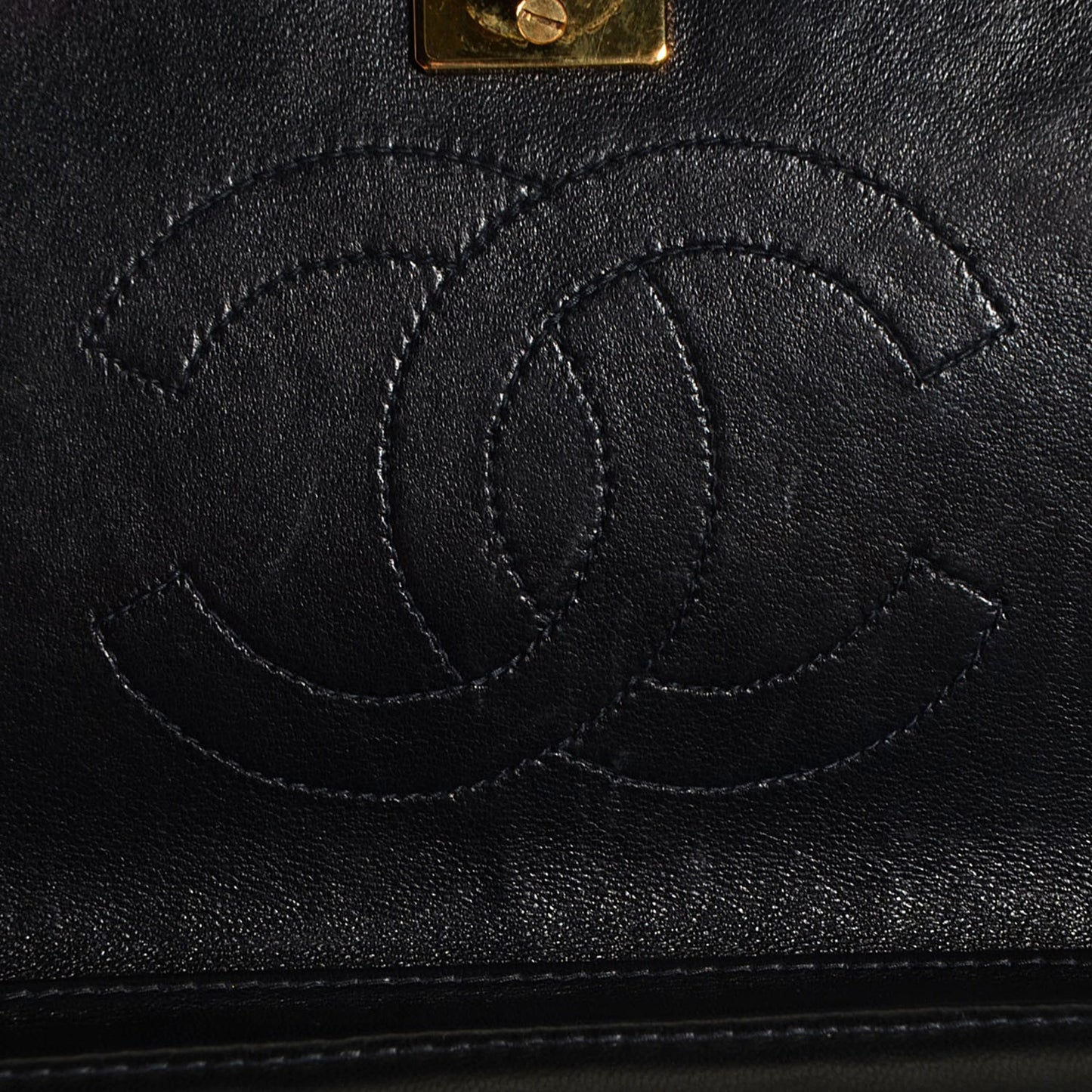 Lambskin Quilted Mini Flap Bag Black