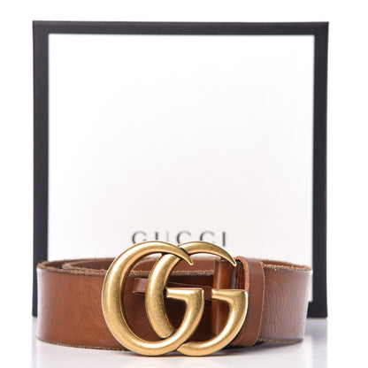 Gucci Faded Calfskin Double G 40mm Belt 85 34 Cuir 8 of 8