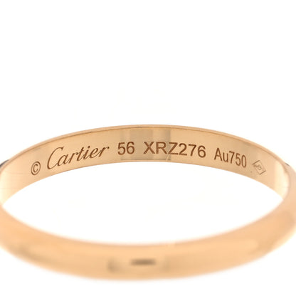 Cartier 18K Yellow Gold 2.5mm 1895 Wedding Band Ring 56 7.5 4 of 5