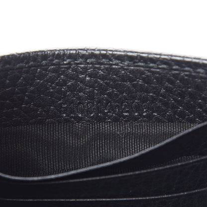 Gucci Dollar Calfskin Interlocking G Chain Wallet Black 7 of 11