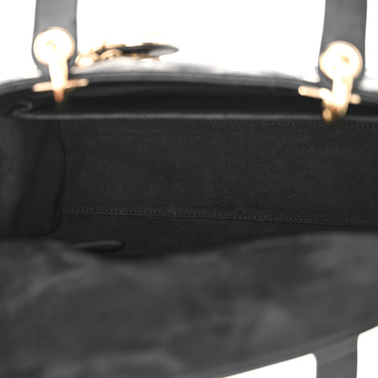 Christian Dior Lambskin Cannage Medium Lady Dior Black 5 of 11