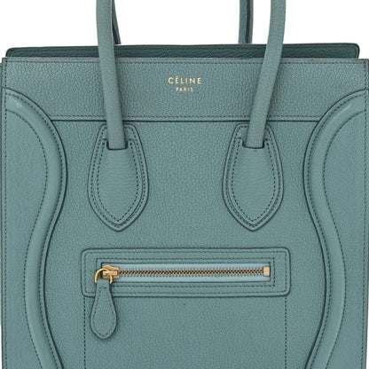 Celine Goatskin Micro Luggage Antarctic 8 of 13