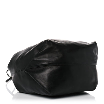 Saint Laurent Lambskin Teddy Drawstring Bag Black 5 of 13