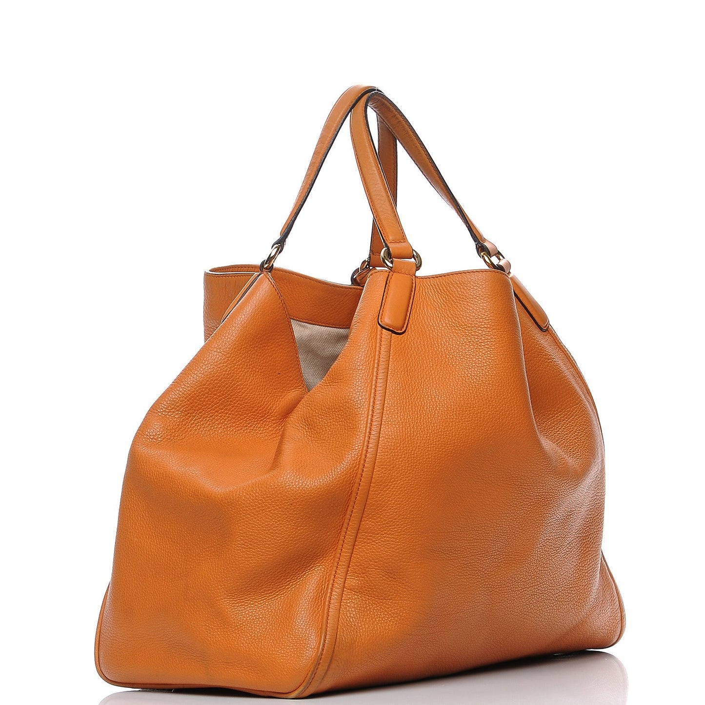 Cellarius Calfskin Large Soho Shoulder Bag Curcuma