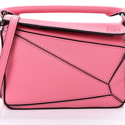 Loewe Calfskin Mini Puzzle Bag Wild Rose 7 of 11