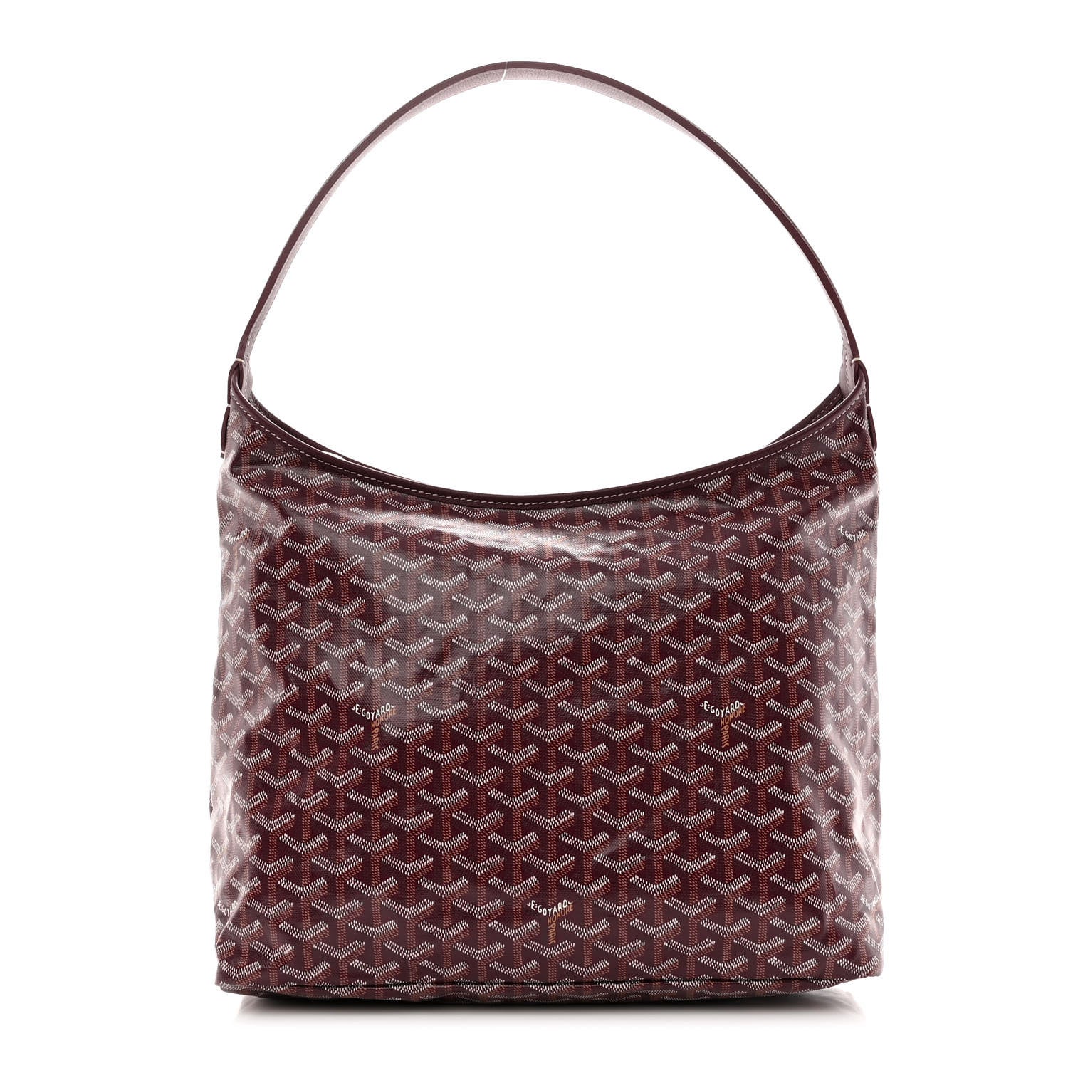 Goyard Goyardine Boheme Hobo Burgundy 3 of 10