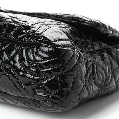 Chanel Vinyl Graphic Edge Flap Black 10 of 10