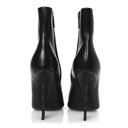 Saint Laurent Calfskin Opyum Ankle Boots 41 Black 6 of 11