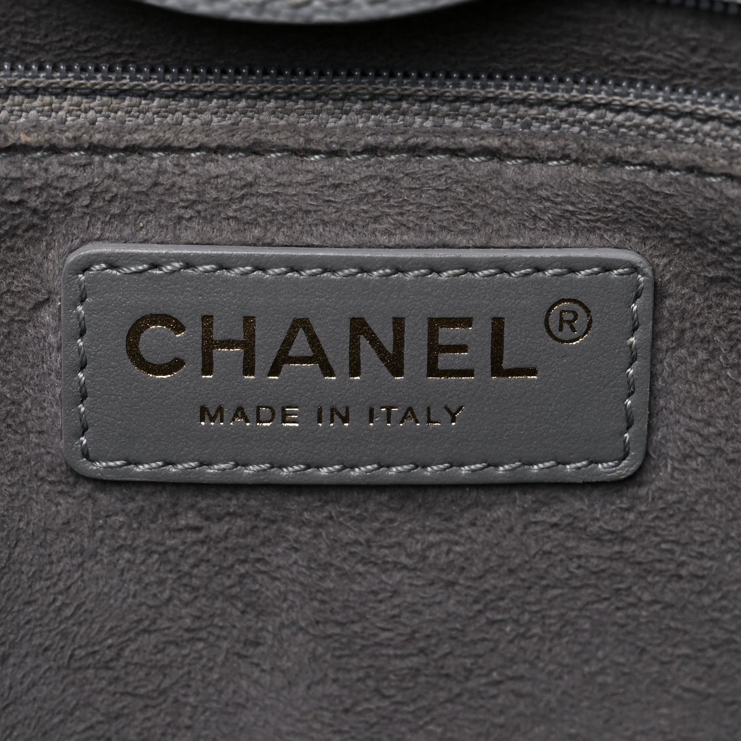 Caviar Studded Small Deauville Tote Grey