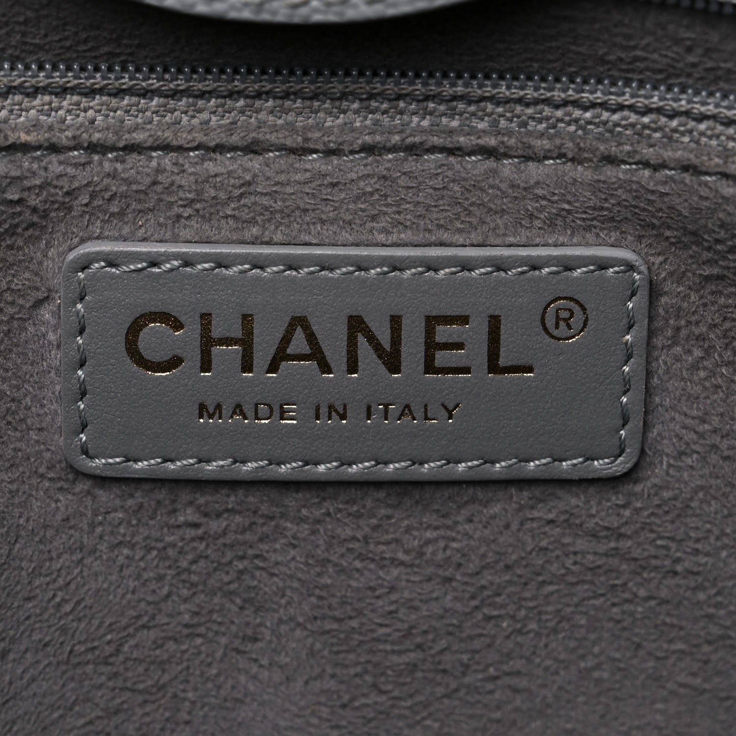 Chanel Caviar Studded Small Deauville Tote Grey 5 of 18