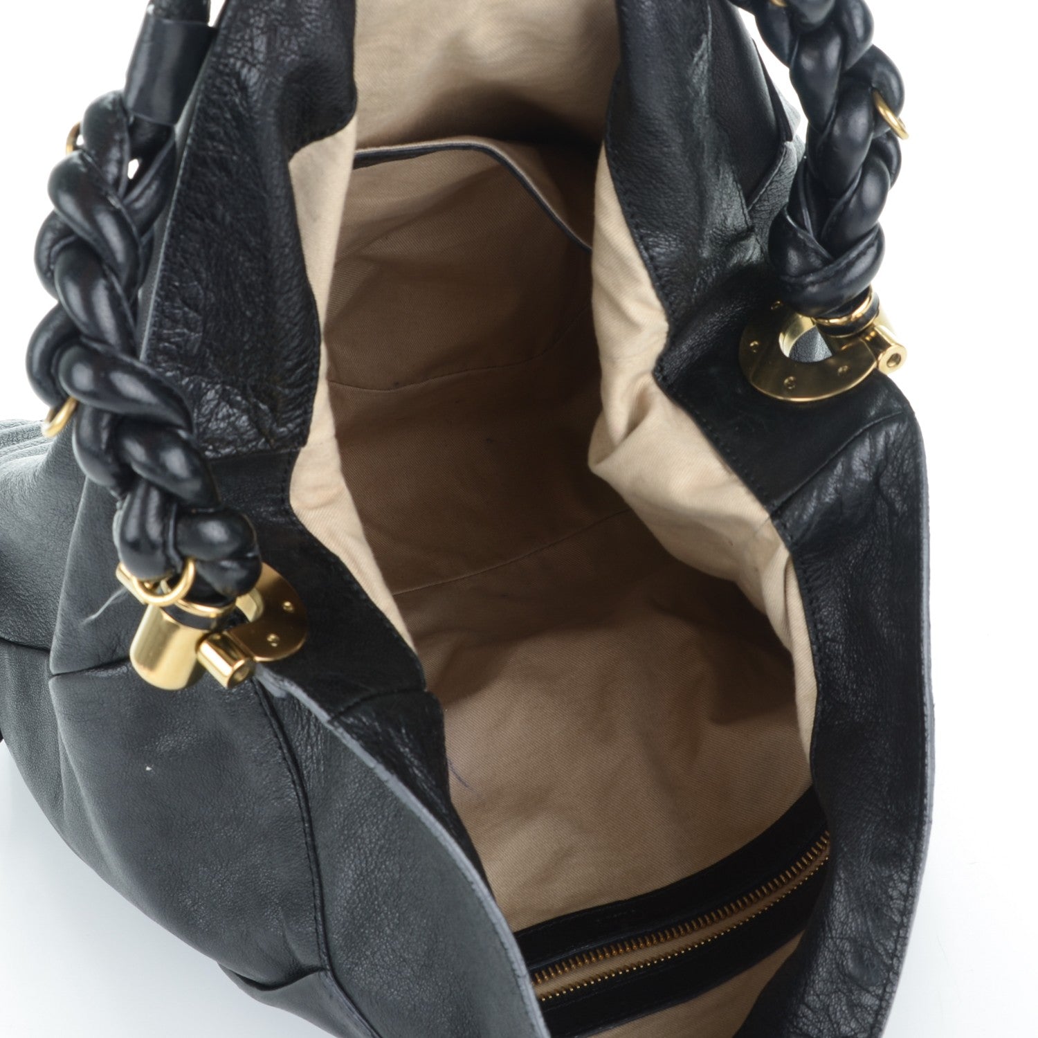 Chloe Lambskin Heloise Hobo Black 5 of 8