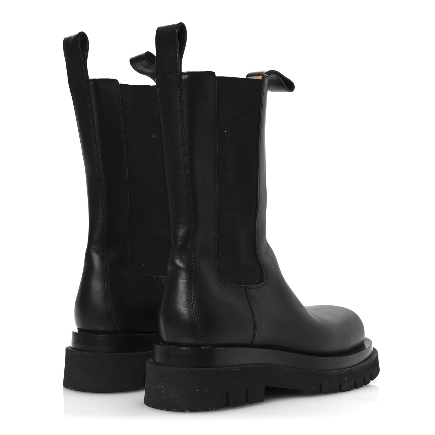 Bottega Veneta Calfskin The Lug Chelsea 55mm Boots 37 Black 5 of 12