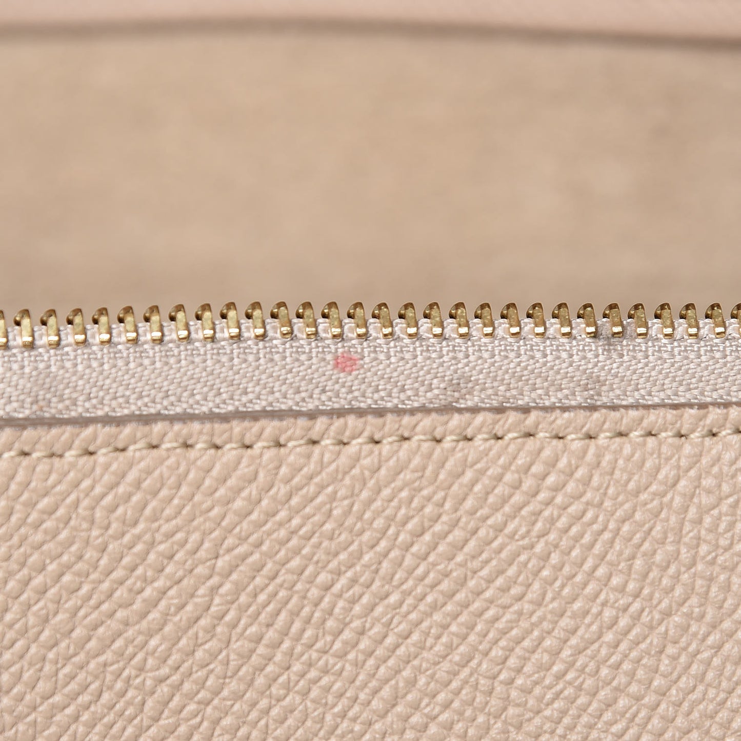 Grained Calfskin Mini Belt Bag Light Taupe