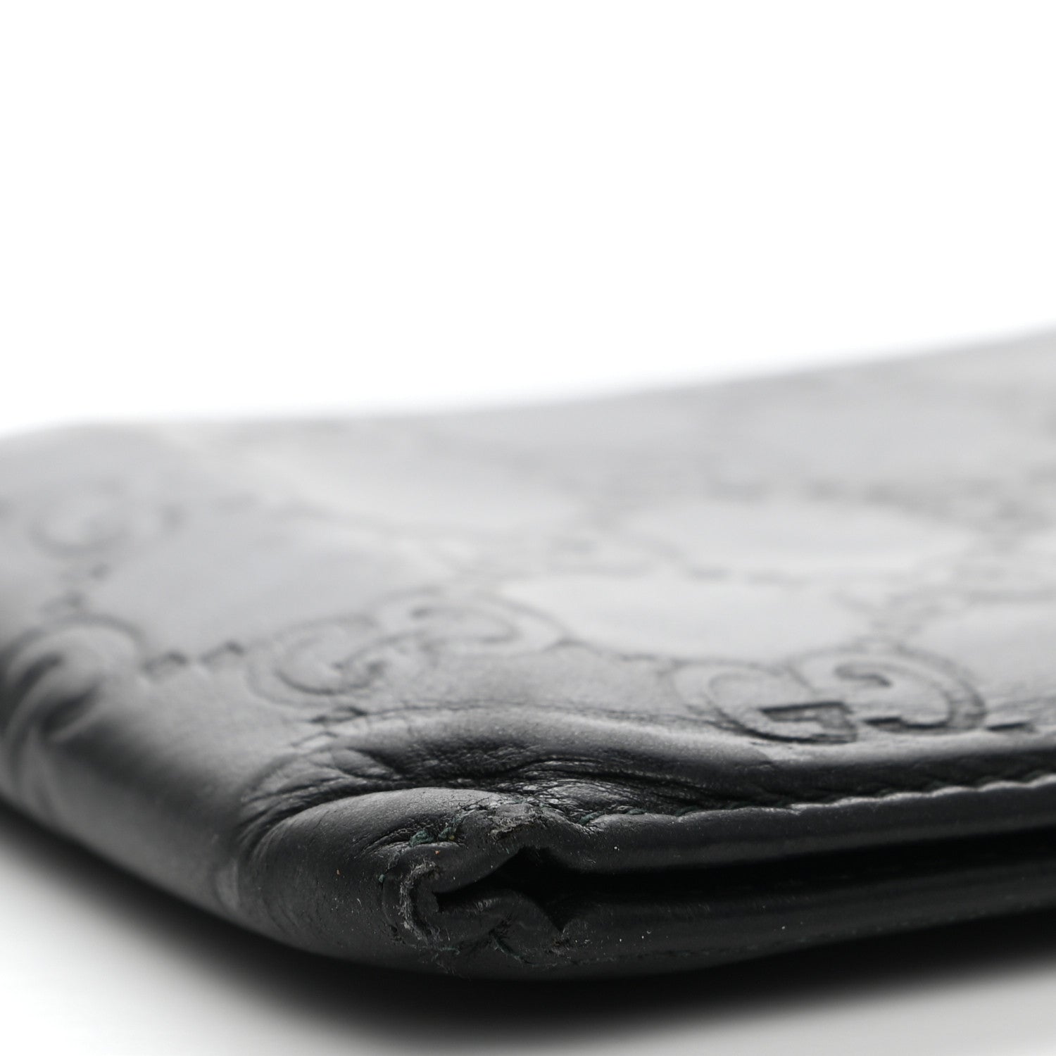 Gucci Guccissima Bi-Fold Wallet Black 10 of 14
