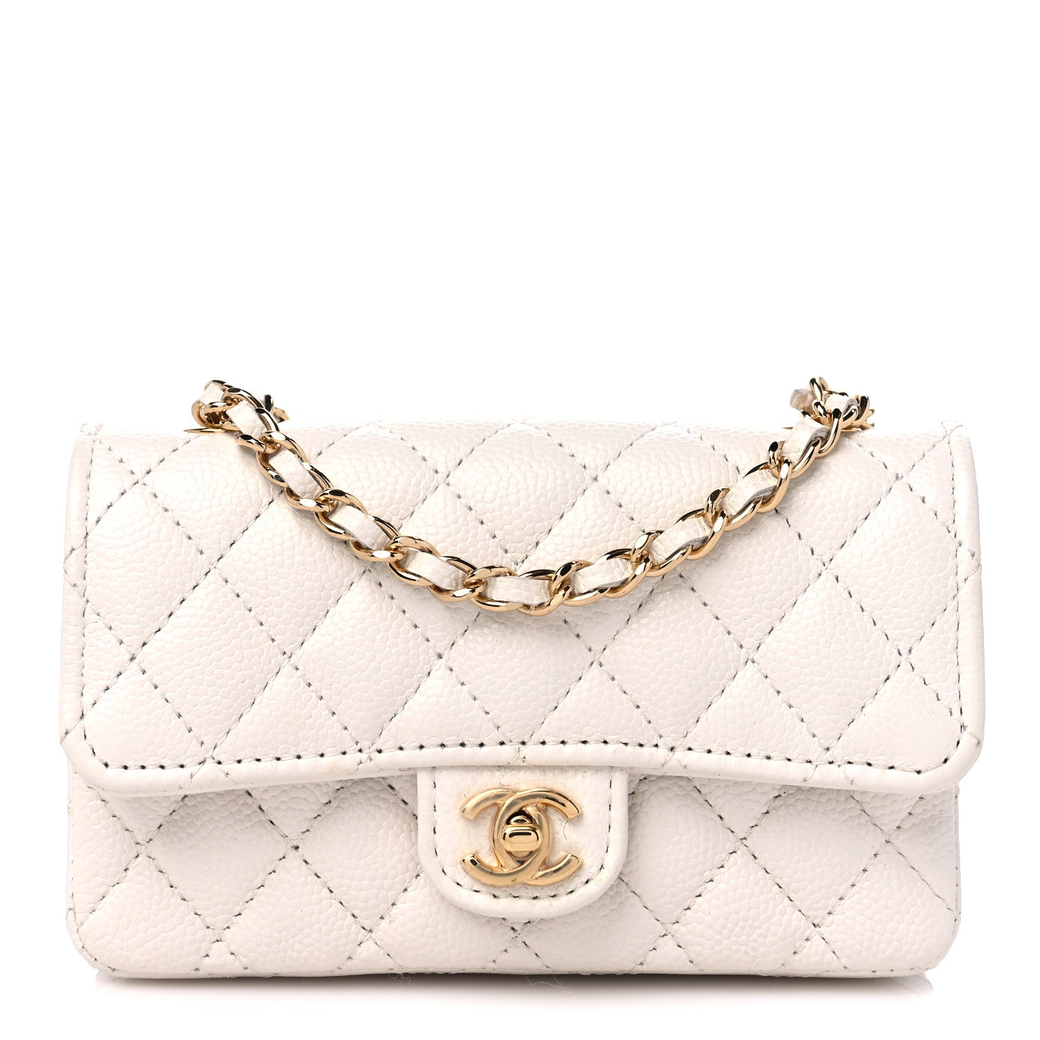 Chanel Lambskin Calfskin Tweed Success Story Set of 4 Minis Bags White 18 of 44
