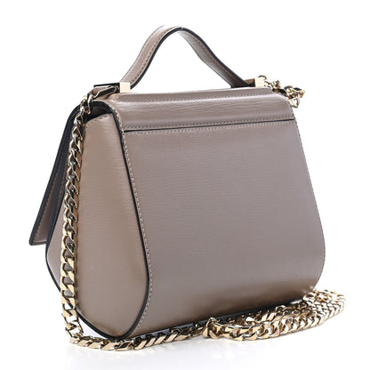 Givenchy Textured Calfskin Mini Pandora Box Chain Crossbody Bag Mastic 2 of 9