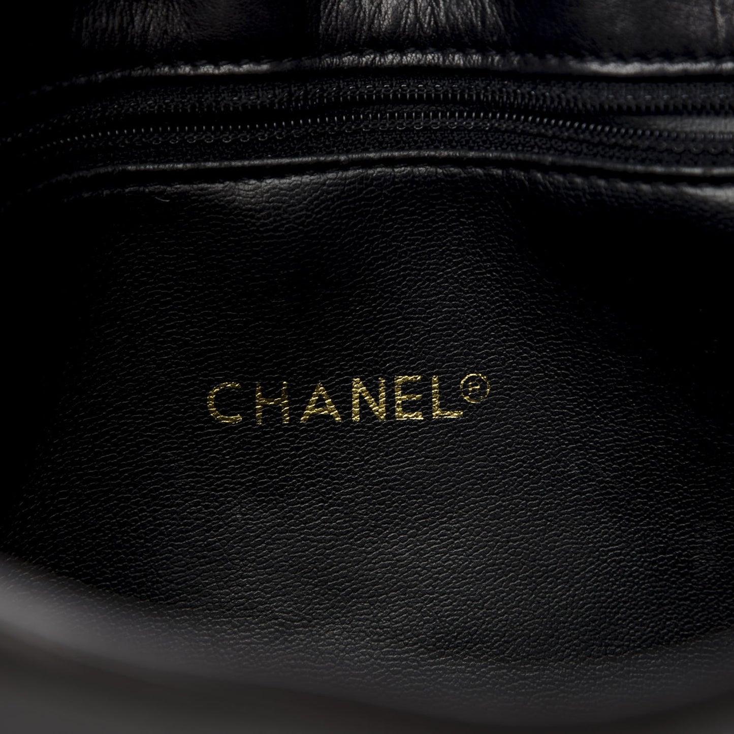 Lambskin Shopping Tote Black