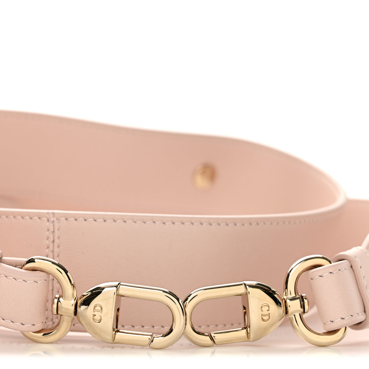 Lambskin My ABCDior Lady Dior Shoulder Strap Light Pink