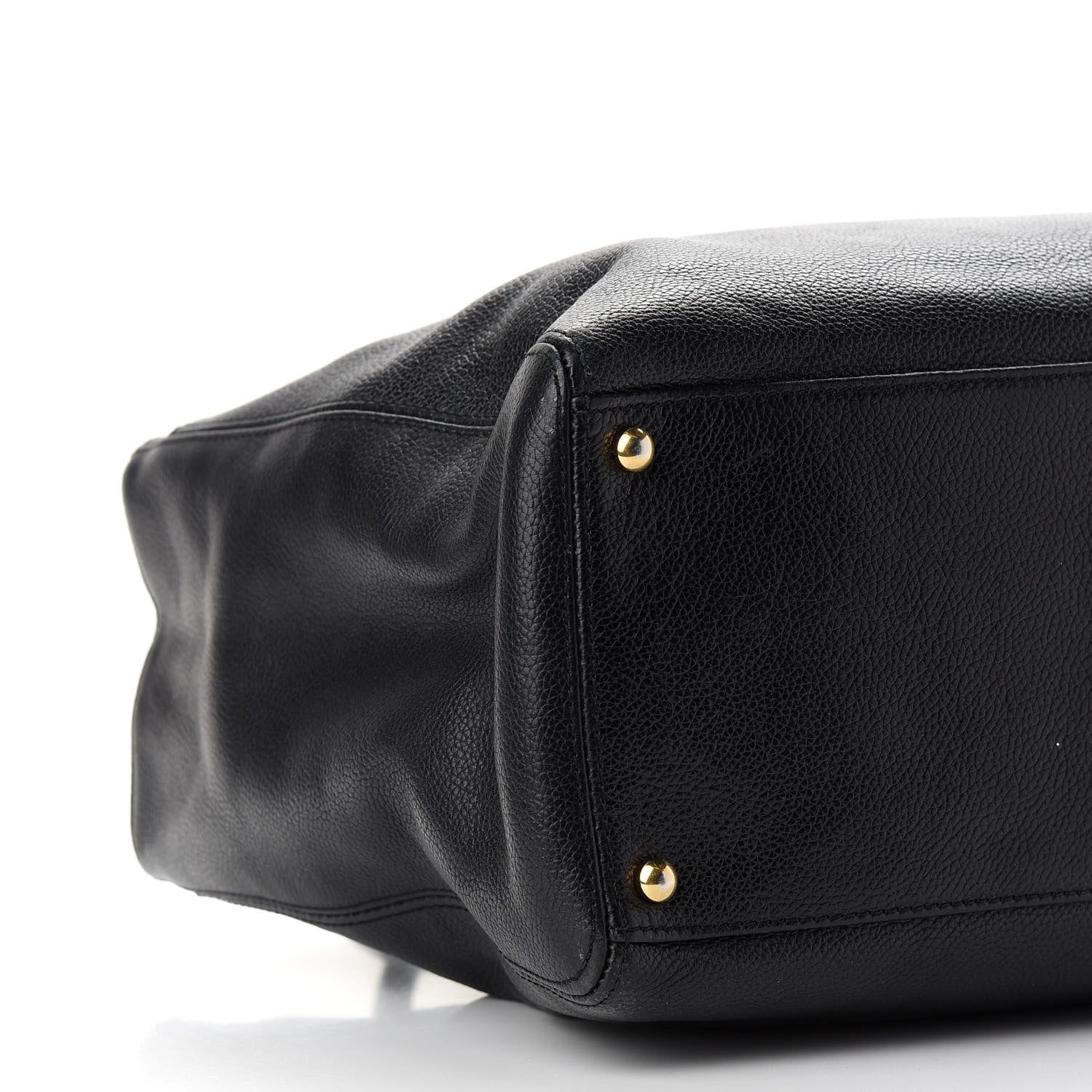 Chanel Calfskin Cerf Executive Shopper Tote Black 9 of 12