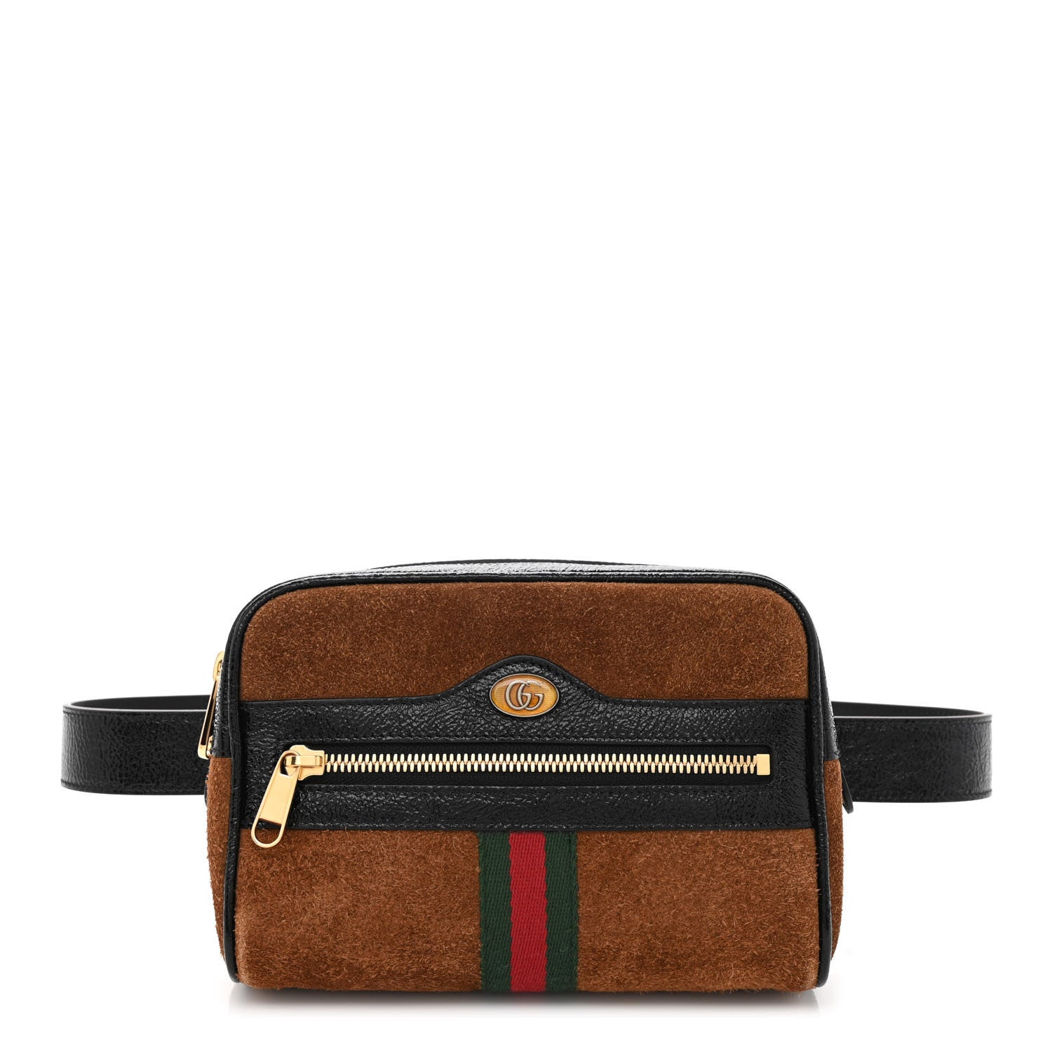 Gucci Suede Small Ophidia Belt Bag 75 30 Brown 1 of 9
