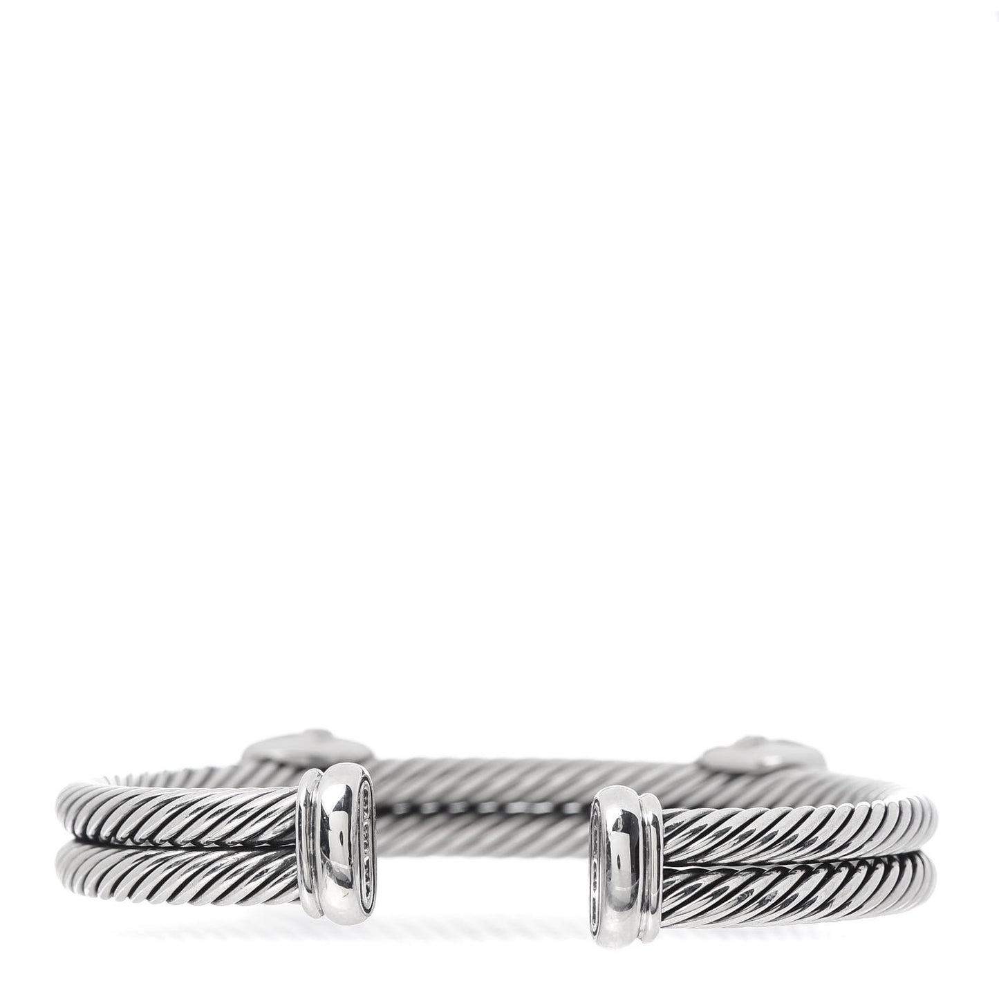 Sterling Silver 18K Yellow Gold Blue Topaz Albion Double Station Bracelet