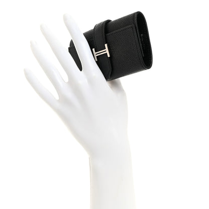 Hermes Epsom Bearn Multicles 4 Key Holder Black 2 of 6