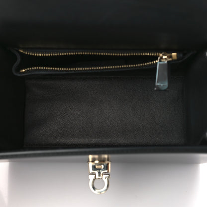 Salvatore Ferragamo Smooth Calfskin Medium Boxyz Black 5 of 9