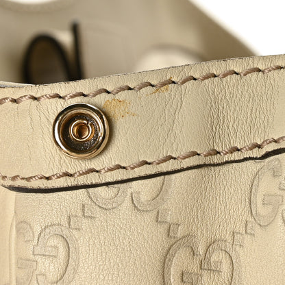 Gucci Guccissima Medium Sukey Tote Mystic White 10 of 10