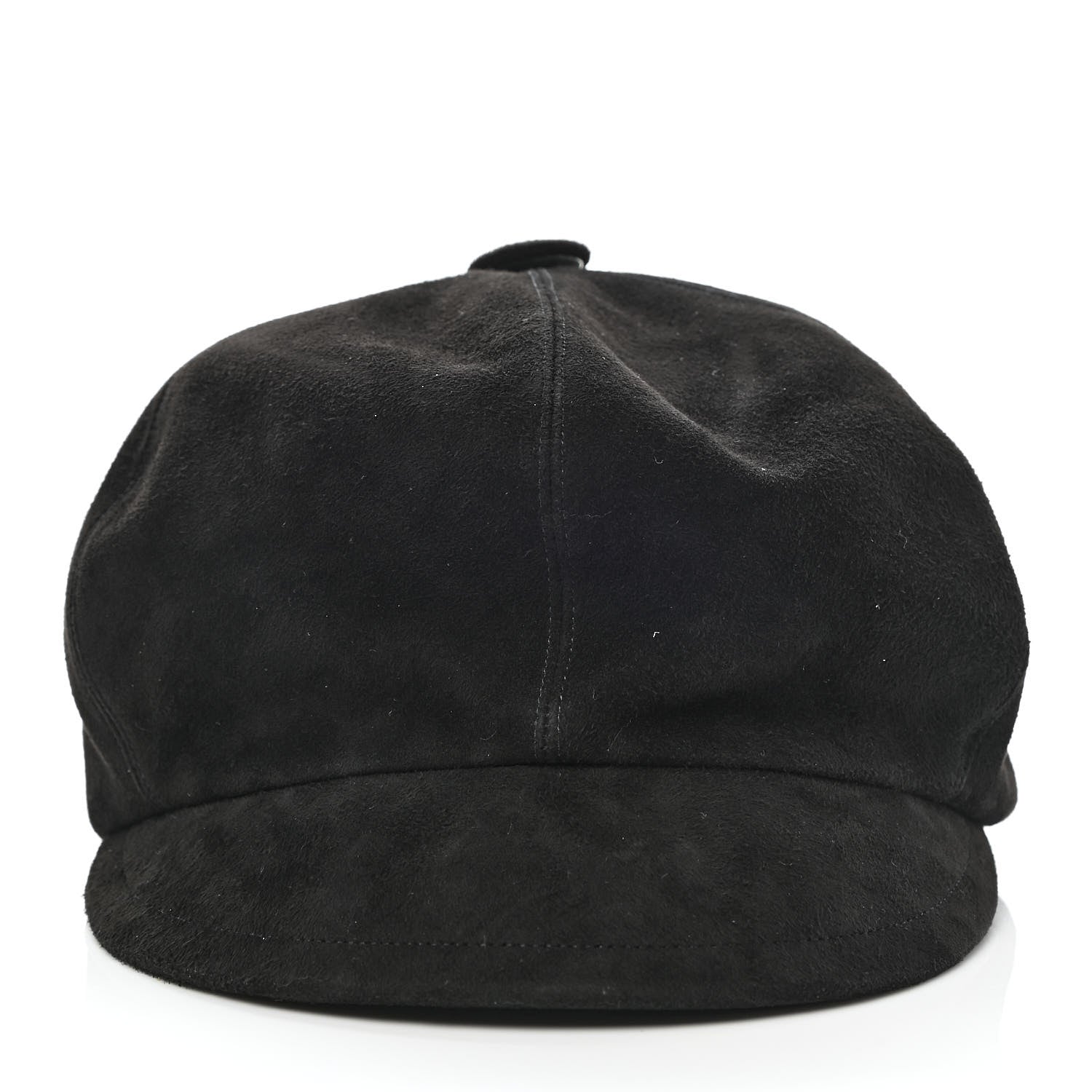 Christian Dior Suede Goatskin Arty Beret Cap 58 Black 3 of 8