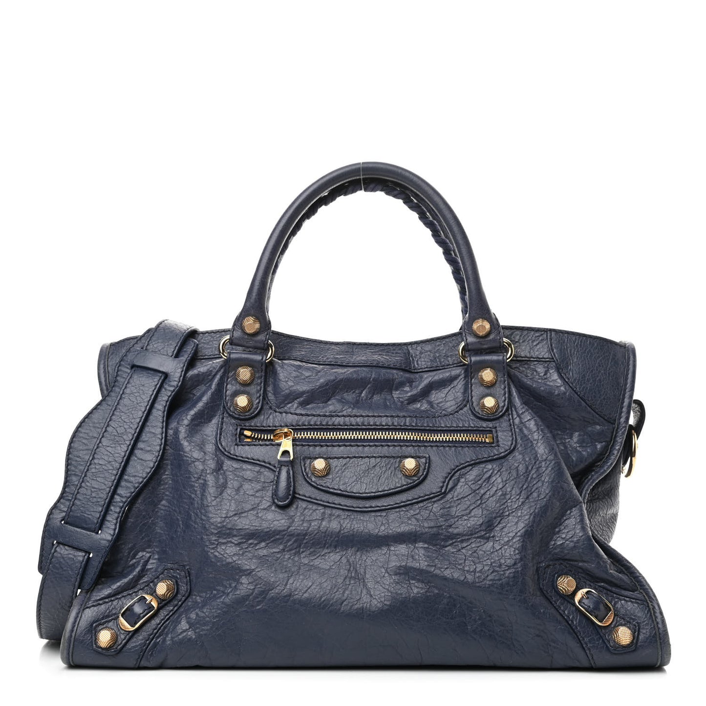 Agneau Giant 12 Gold Hardware City Gris Chartreux