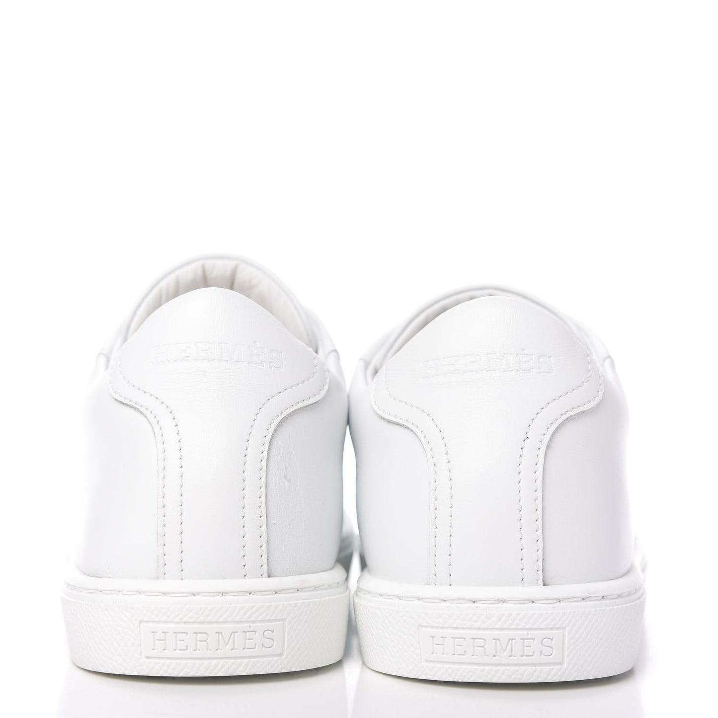 Calfskin Womens Advantage Sneakers 36.5 White