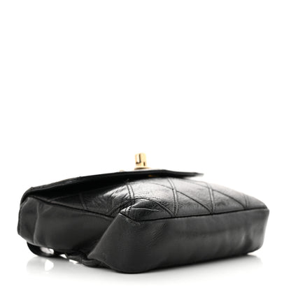 Chanel Calfskin Quilted Flap Waist Belt Bag Black 4 of 10