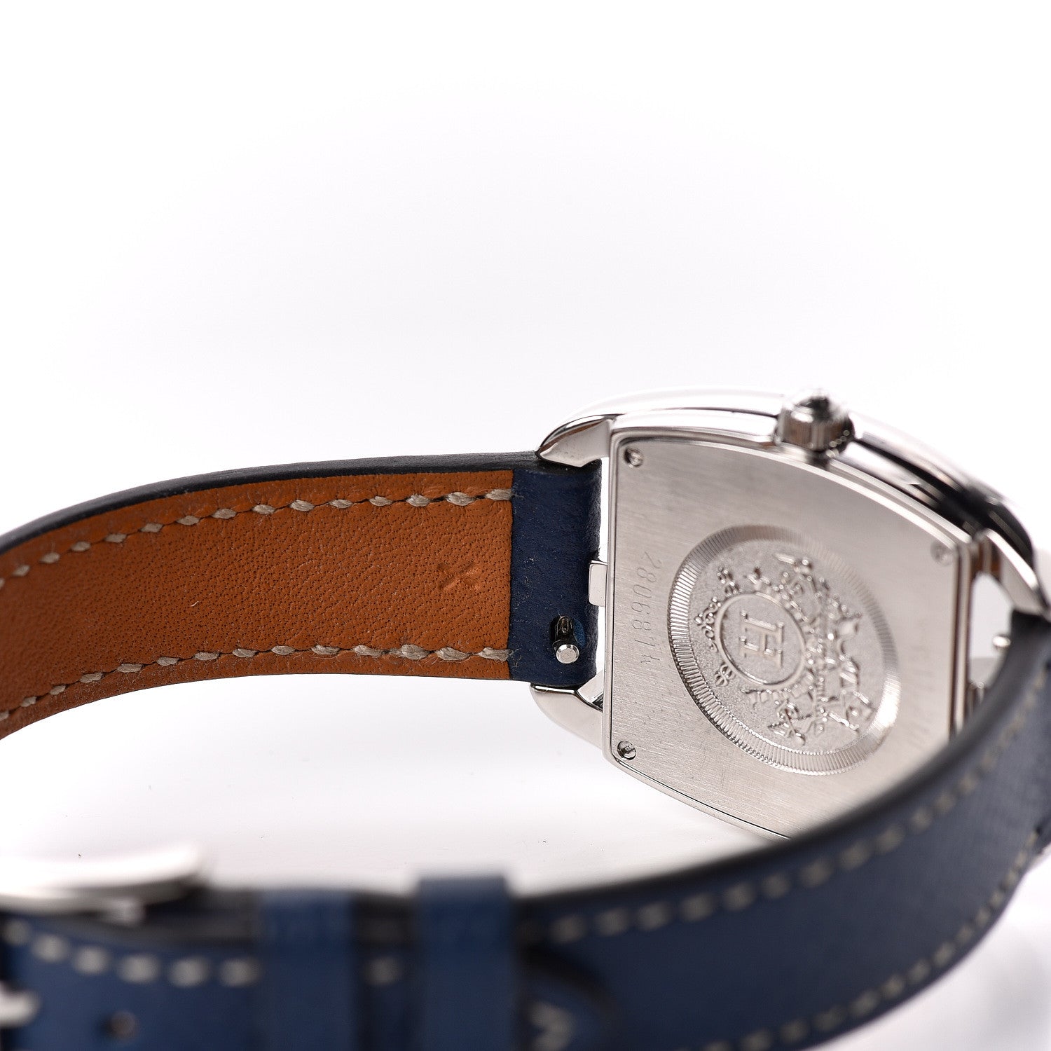 Hermes Stainless Steel Epsom 26mm Cape Cod Tonneau Quartz Watch Malta 6 of 8