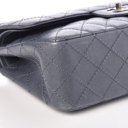 Chanel Caviar Quilted Jumbo Double Flap Blue 5 of 11