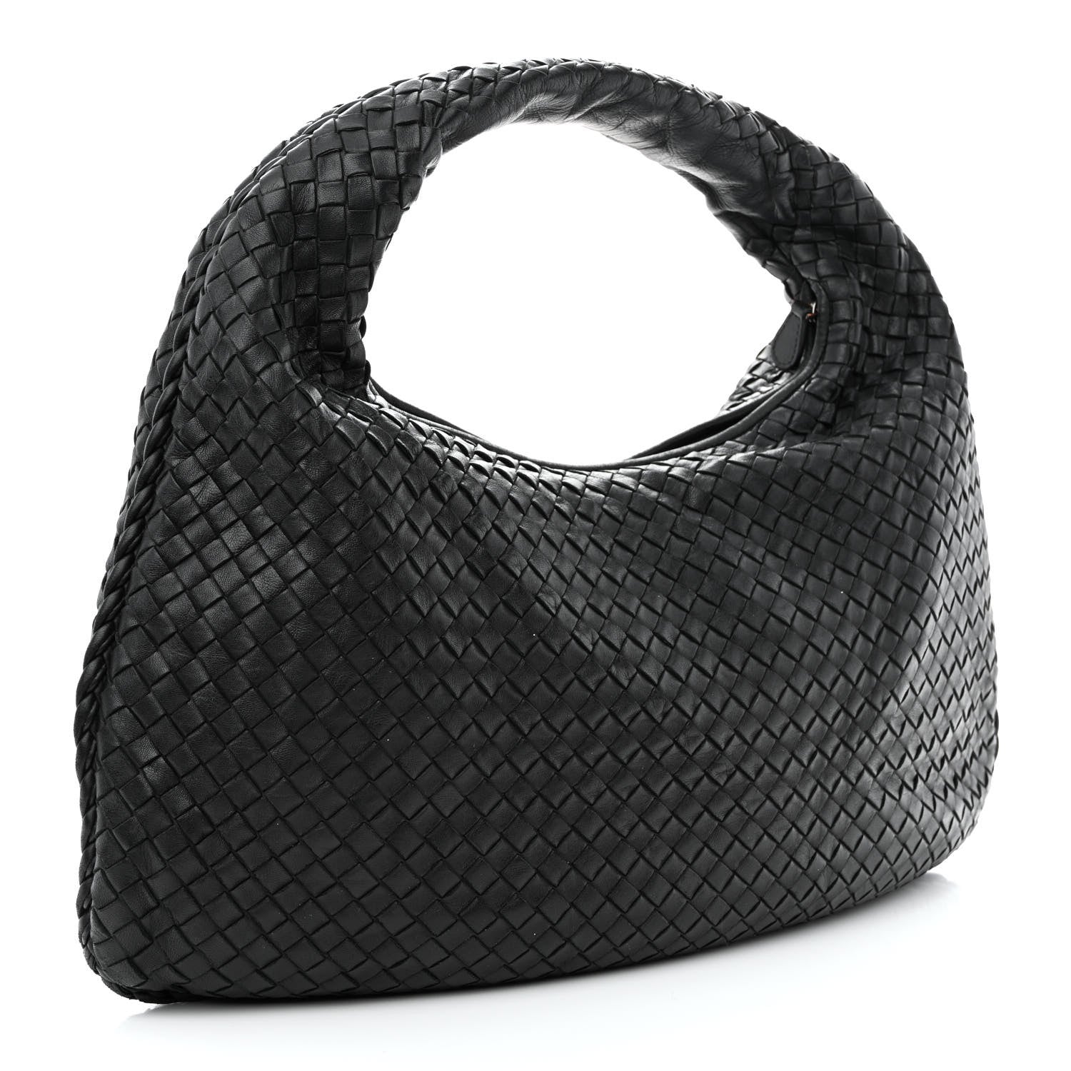 Bottega Veneta Nappa Intrecciato Large Veneta Hobo Black 3 of 10
