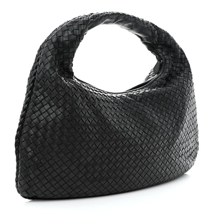 Bottega Veneta Nappa Intrecciato Large Veneta Hobo Black 3 of 10