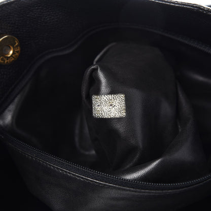 Chanel Caviar CC Tote Black 8 of 10
