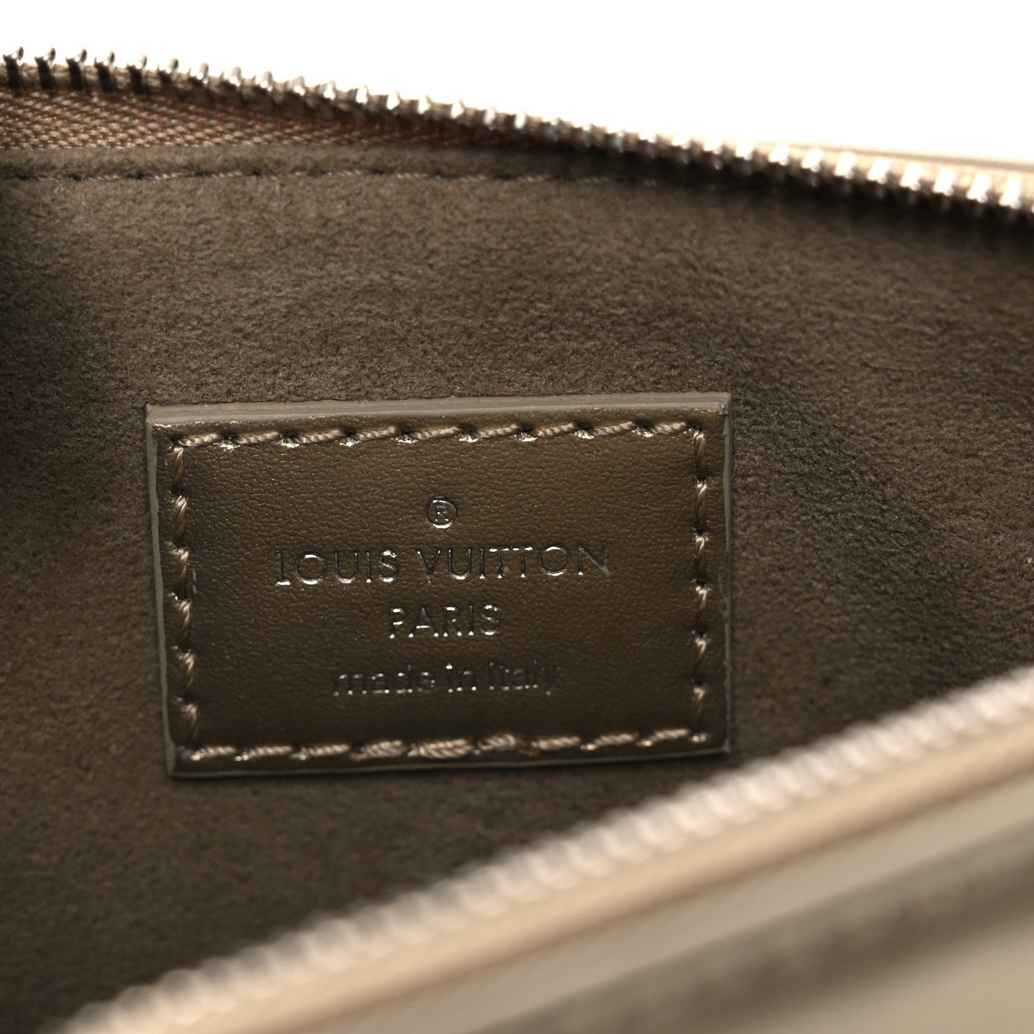Louis Vuitton Calfskin Debossed Monogram Lexington Pochette Light Gold 6 of 9