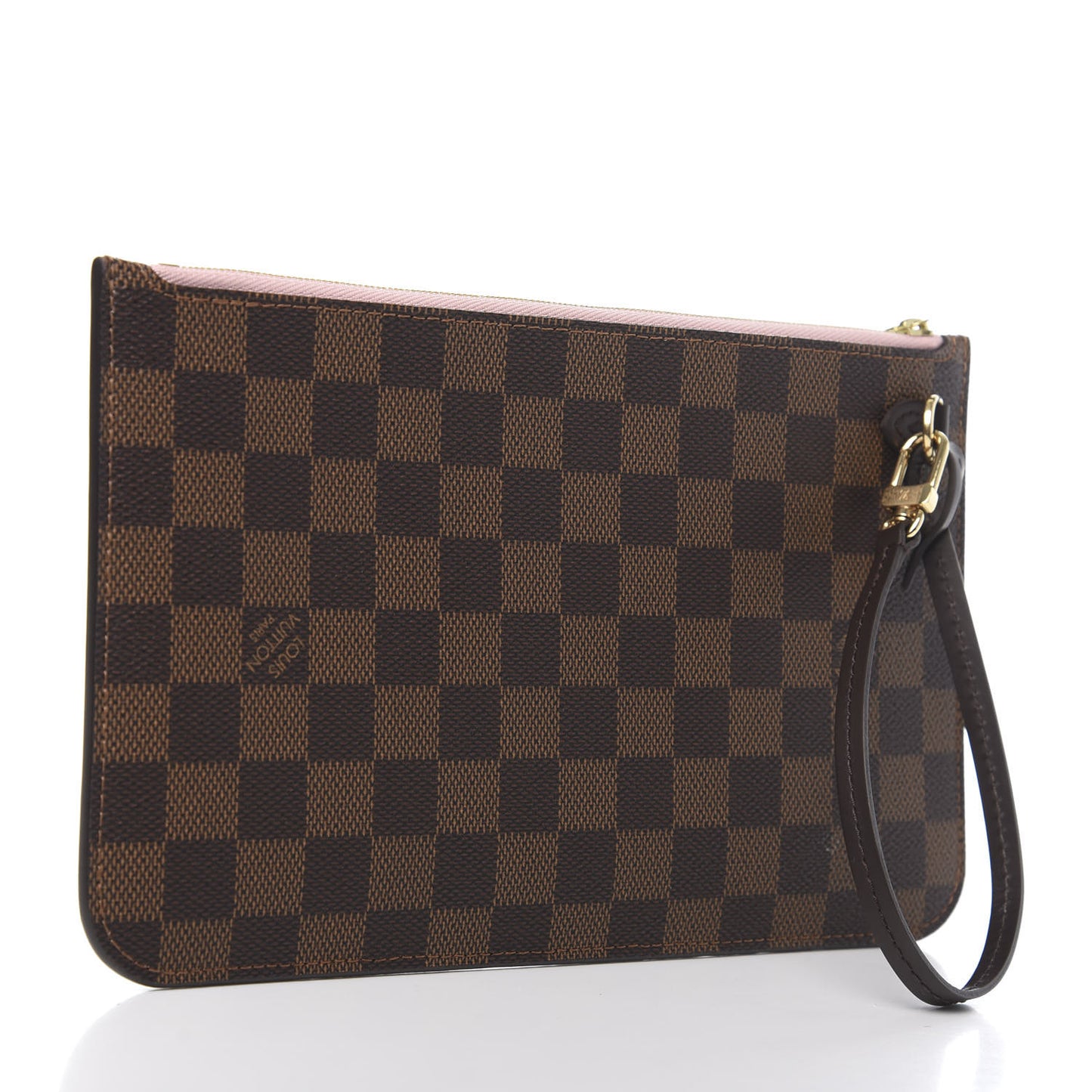 Damier Ebene Neverfull MM GM Pochette Rose Ballerine