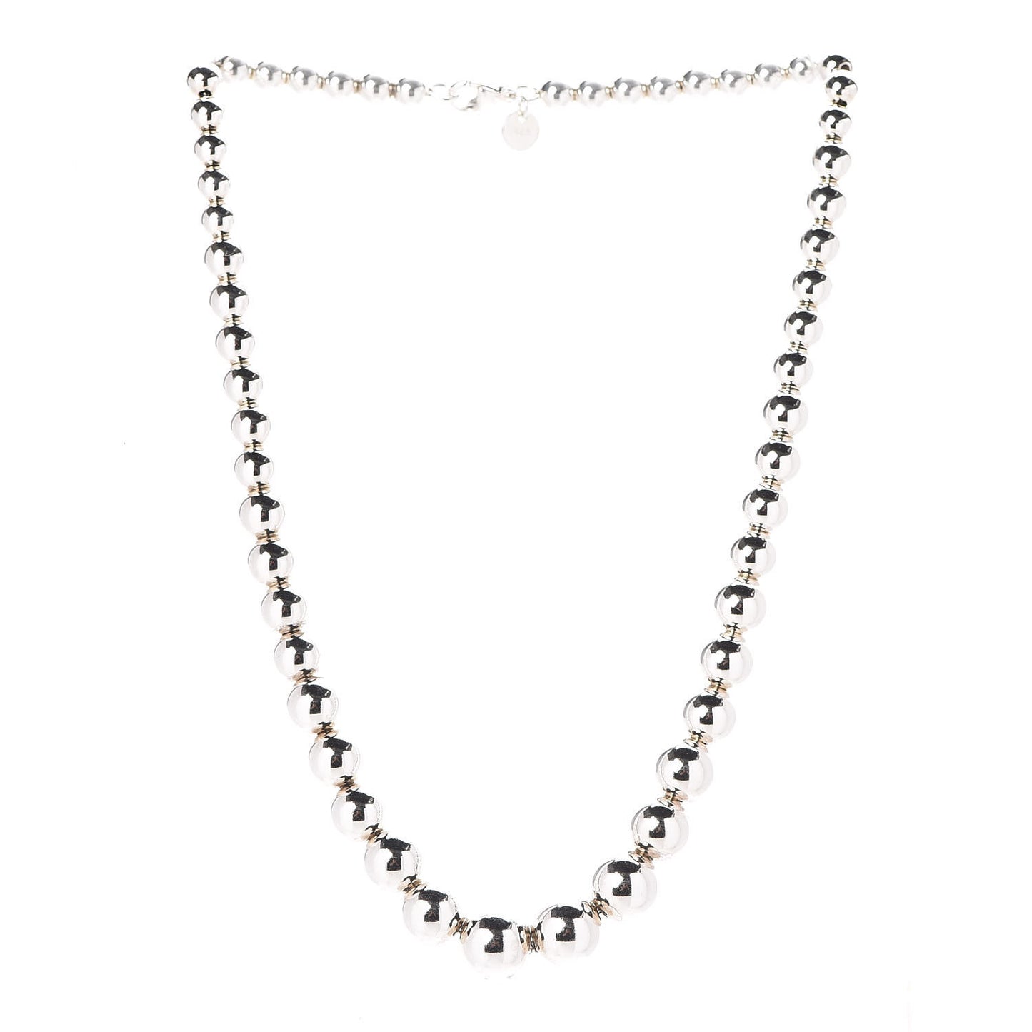 Sterling Silver HardWear Graduated Ball Necklace