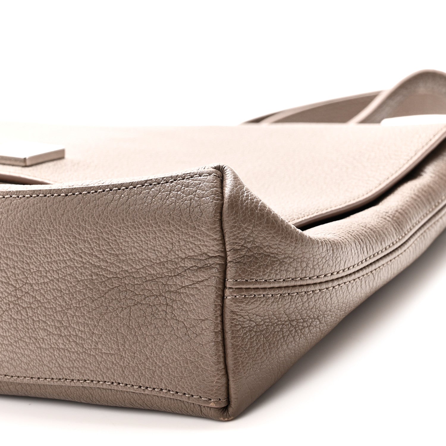 Mulberry Grained Calfskin Freya Satchel Clay 8 of 8