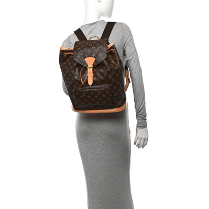 Louis Vuitton Monogram Montsouris GM Backpack 2 of 12