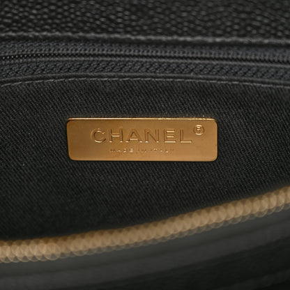 Chanel Grained Calfskin Small Stitched Flap Black 7 of 12