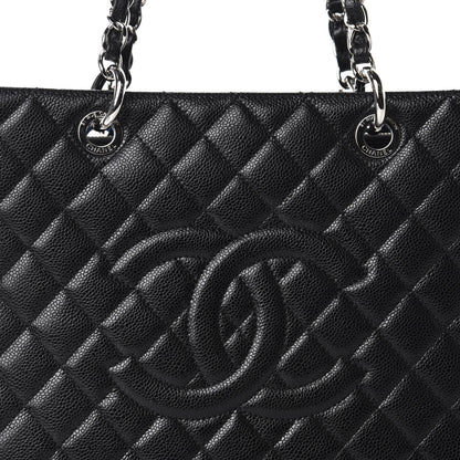 Chanel Caviar Quilted Grand Shopping Tote GST Black 10 of 10
