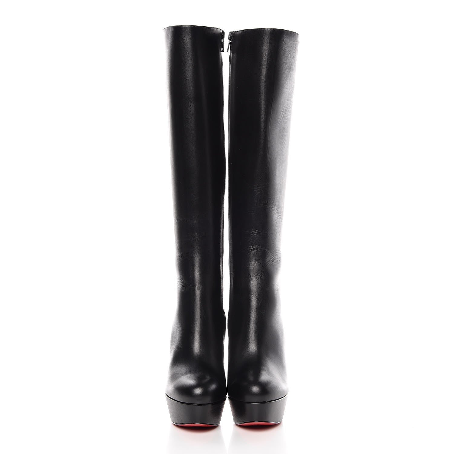 Christian Louboutin Shiny Calfskin Lady 120 Boot 39 Black 2 of 8