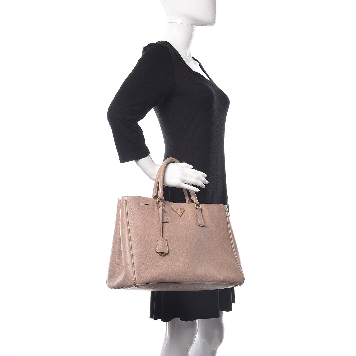 Prada Saffiano Lux Large Tote Cammeo 2 of 14