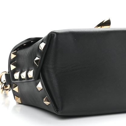 Valentino Garavani Vitello Mini Rockstud Crossbody Bag Black 7 of 8