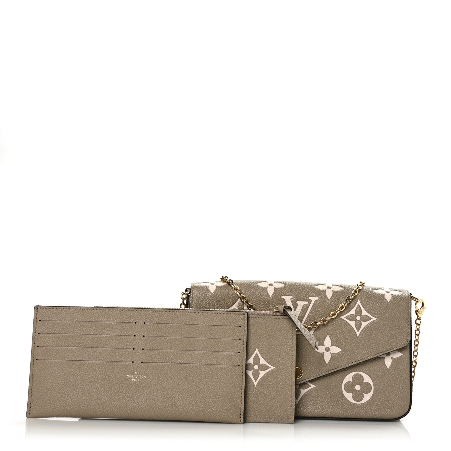 Empreinte Monogram Giant Felicie Pochette Tourterelle Creme