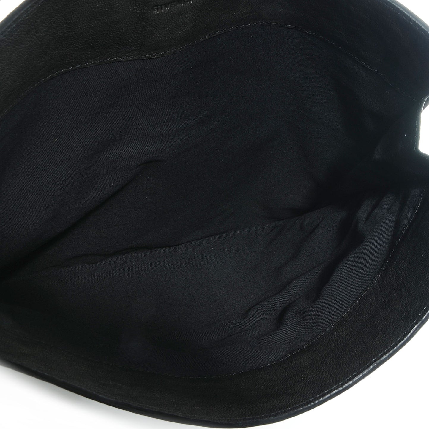 Leather Nightingale Clutch Black